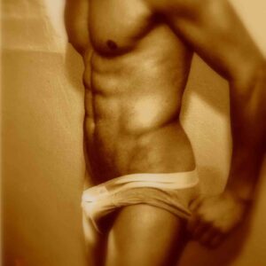 Körperstudie in Sepia