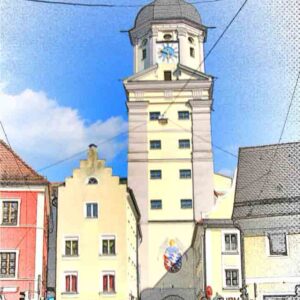Stadtturm Vilshofen – Kunst in drei Facetten